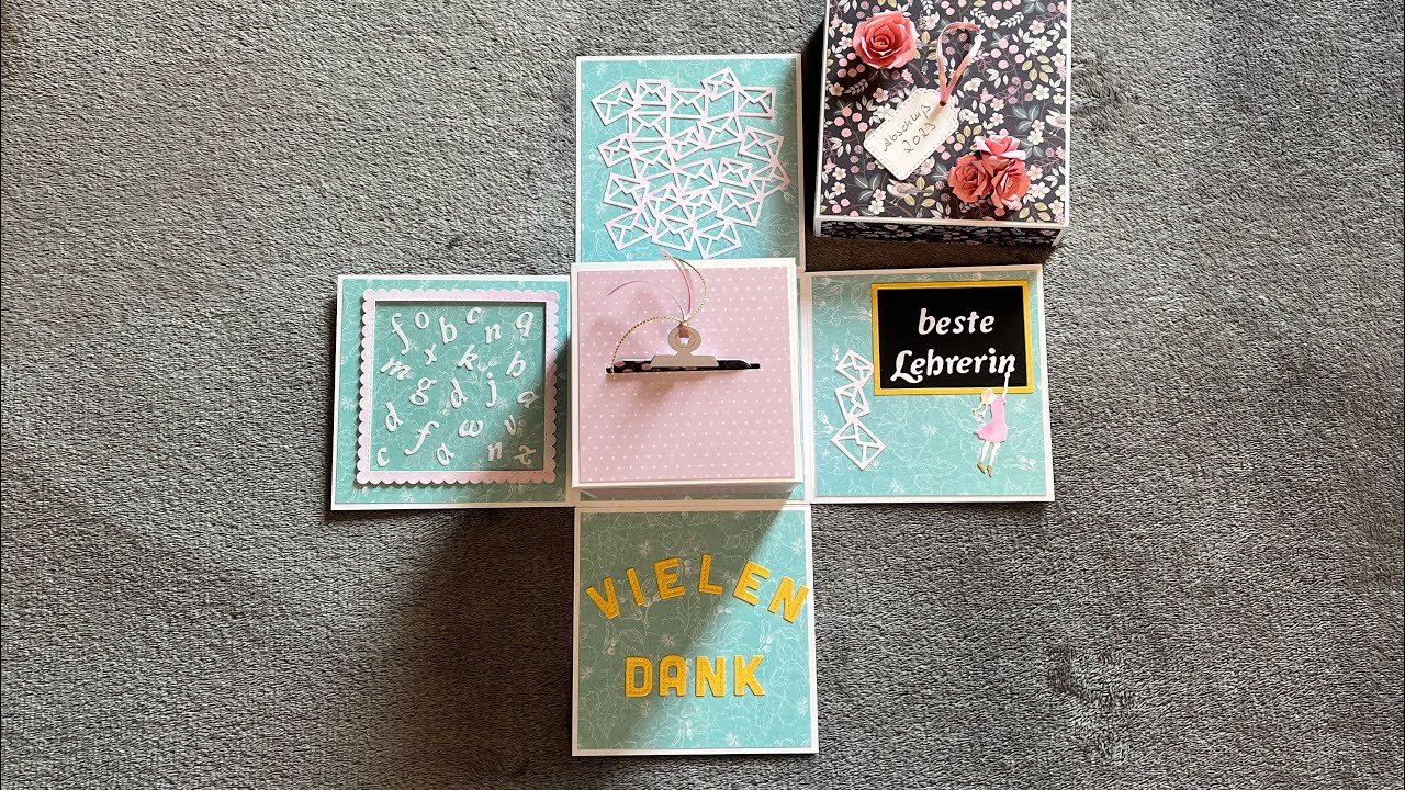 💸#Gelddruckmaschine aus Papier basteln #Geldgeschenk basteln #Explosionsbox als Gelddruckmaschine💸