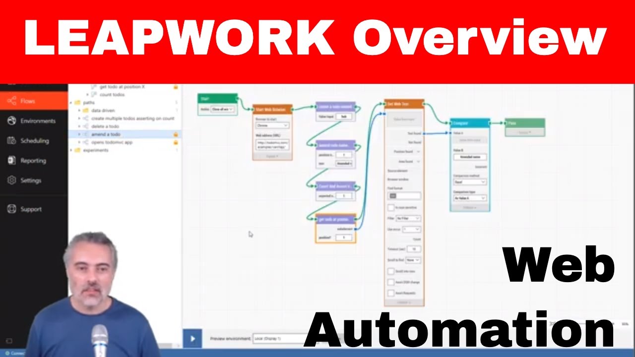 An overview of LEAPWORK Test Automation Tool - Web Test Automation