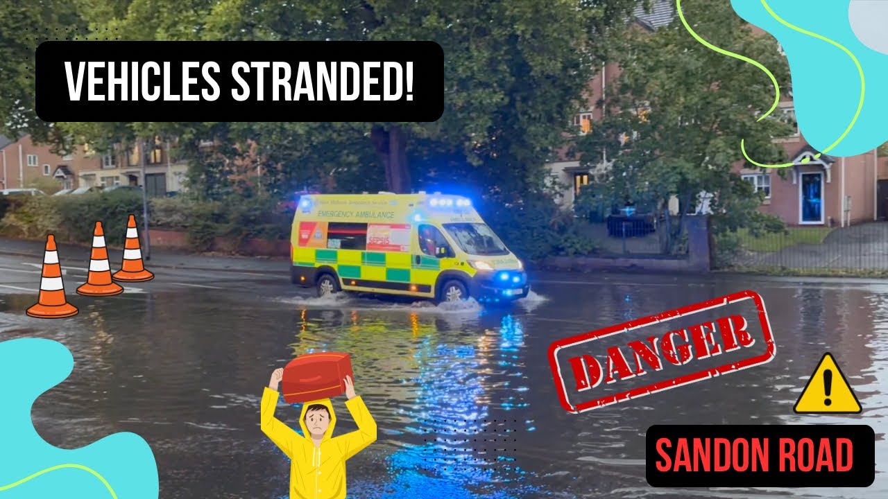 FLOODING - HEAVY RAIN - SANDON ROAD STAFFORD - WEEK 2 - SEP 25