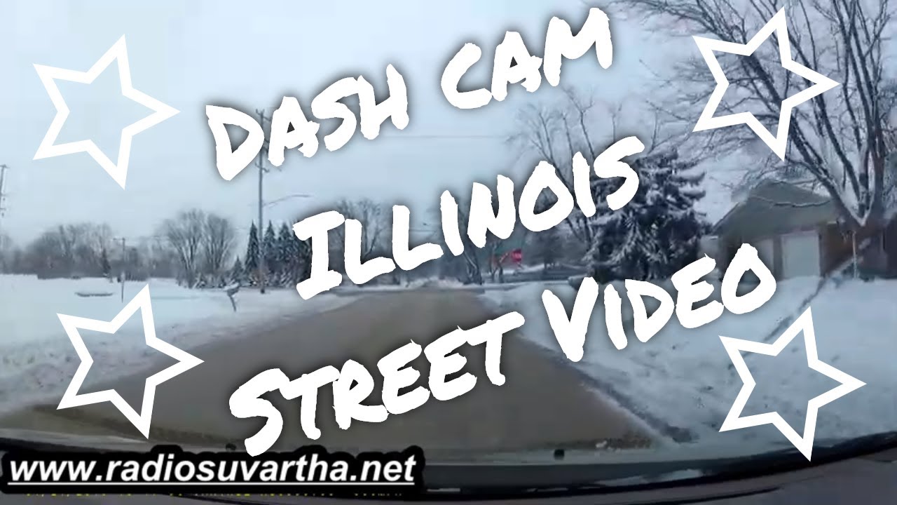 Dashcam Illinois Street Video  -  Day Time Streets of Huntley IL