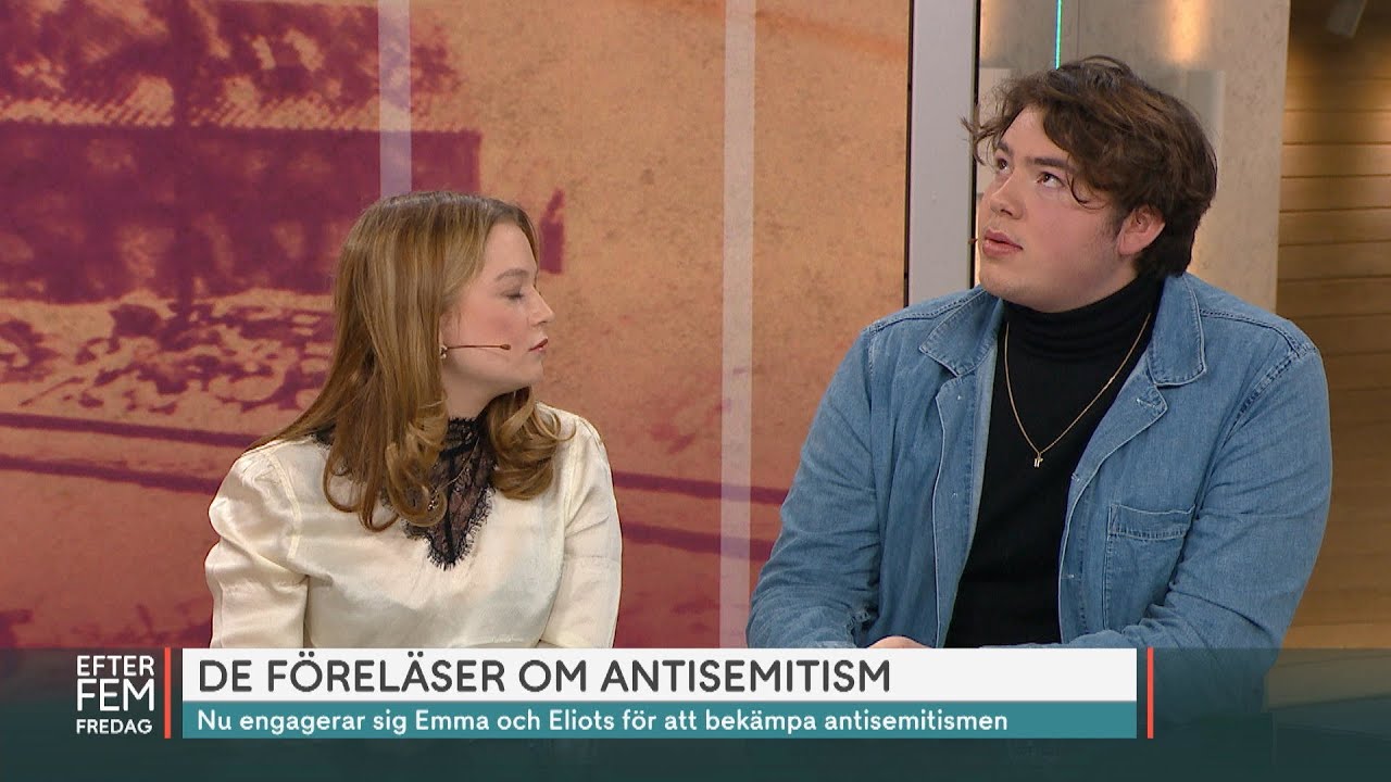 Föreläser mot antisemitism: ”Försöker ta med mig mormors historia” - Efter fem (TV4)