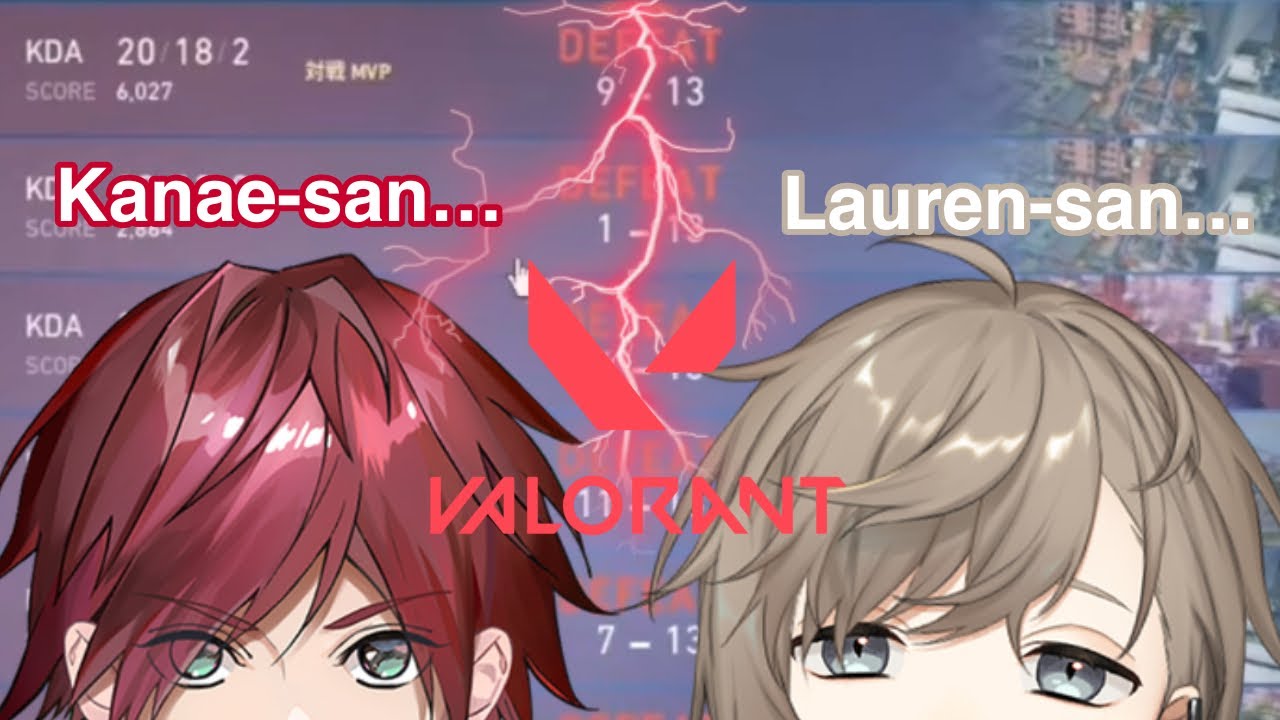 Kanae and Lauren reaction to each other's red careers [Kanae / Lauren Iroas / Nijisanji ] (eng sub)