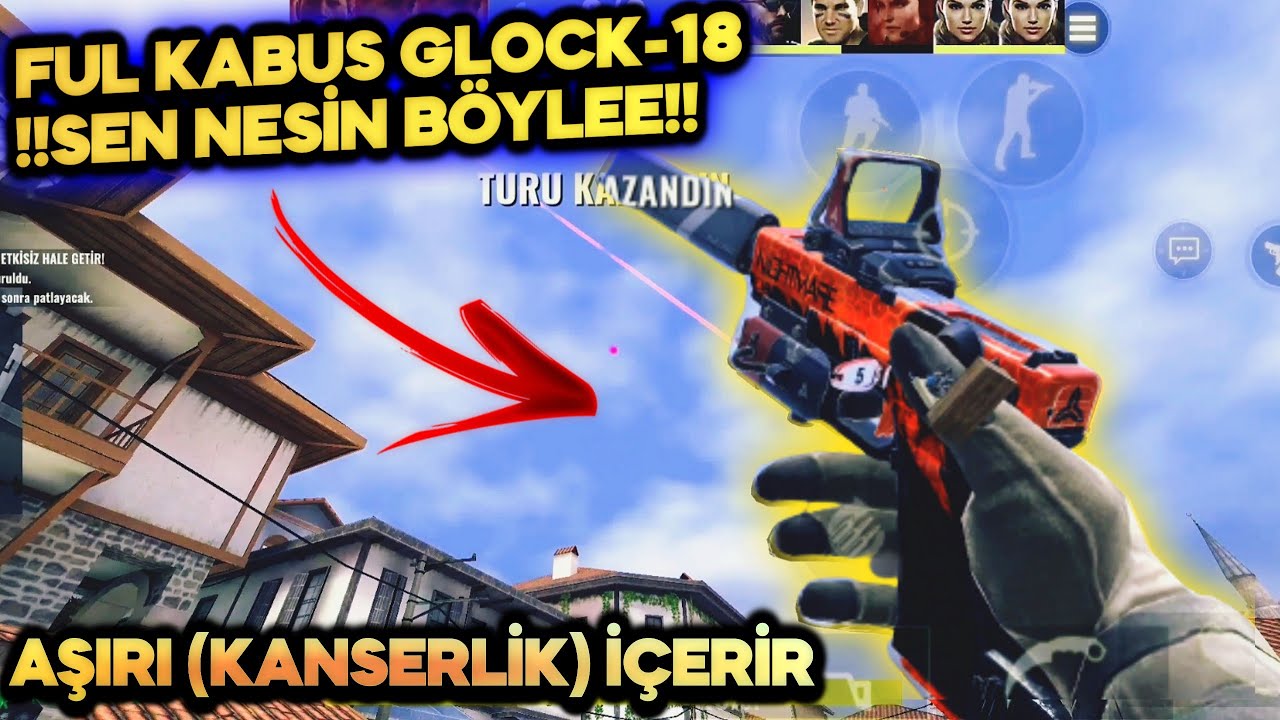 FULL KABUS DESEN GLOCK-18 GAMEPLAY !!! EFSANE ÖTESİ TABANCA | ZULA MOBİLE