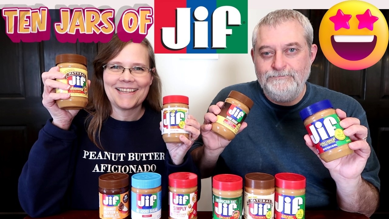 Пробую ДЕСЯТЬ видов арахисового масла JIF!