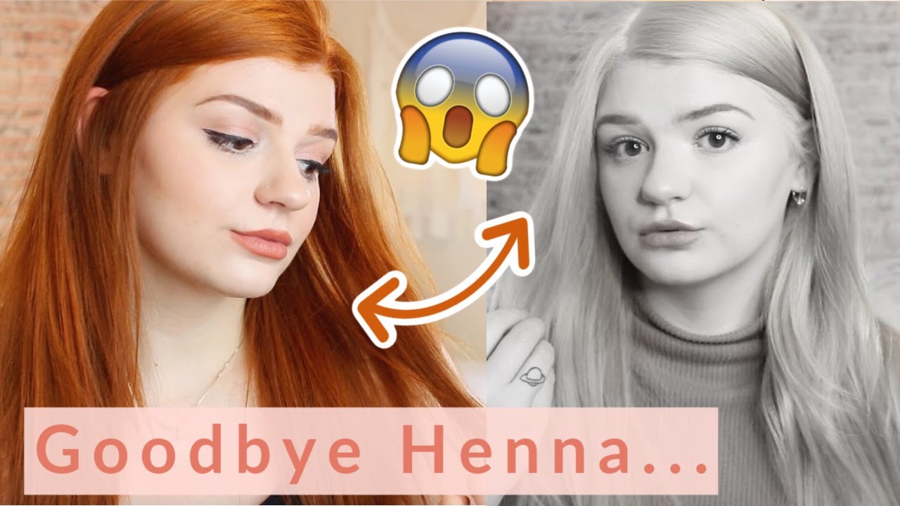 How I REMOVED HENNA From My Hair *part 1* | Quarantine Hair Transformation