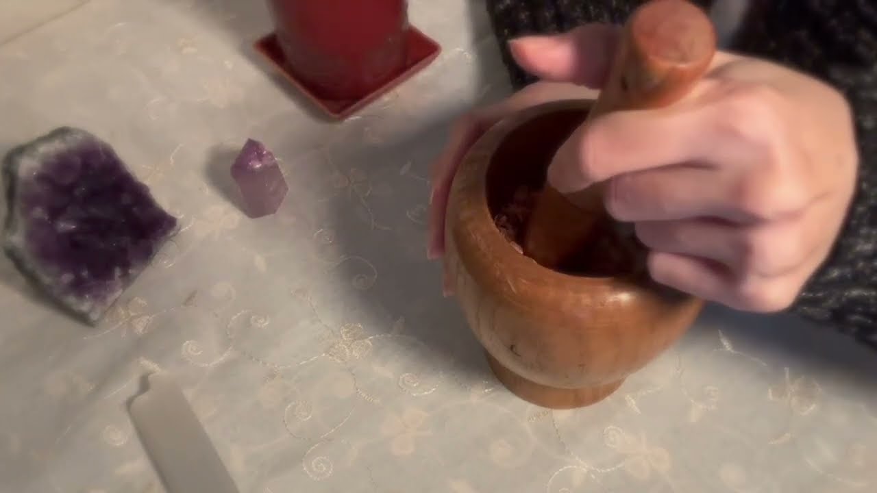POV : Freshly made bath salt ASMR