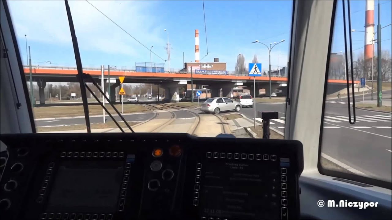 Linia 45 kierunek Osiedle Zamkowe Pętla Tramwaje Śląskie