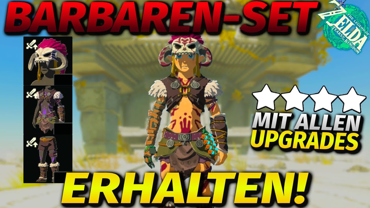 *NEU* Barbaren-Rüstungsset mit maximalen Upgrades erhalten! ► Zelda Tears of the Kingdom