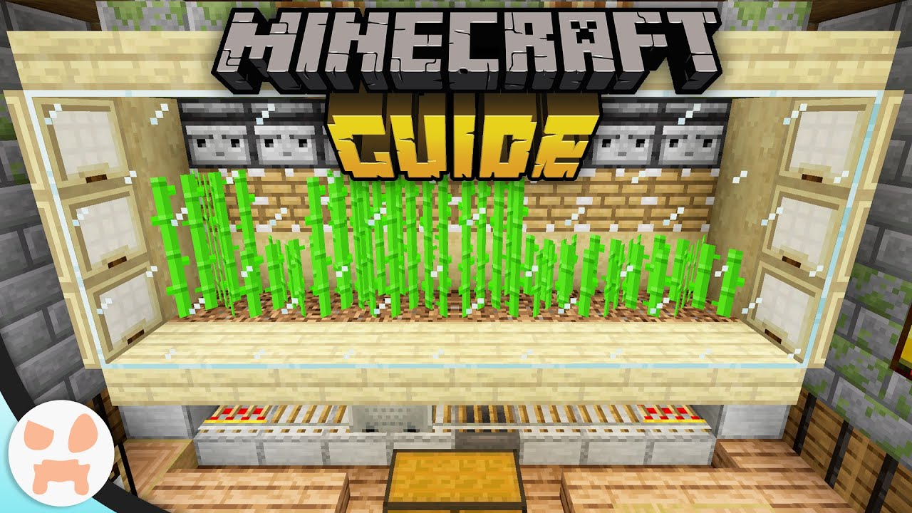 ПРОСТАЯ АВТОМАТИЧЕСКАЯ ФЕРМА САХАРНОГО ТРОСТНИКА! | Руководство по Minecraft — Обучающее видео (Э...