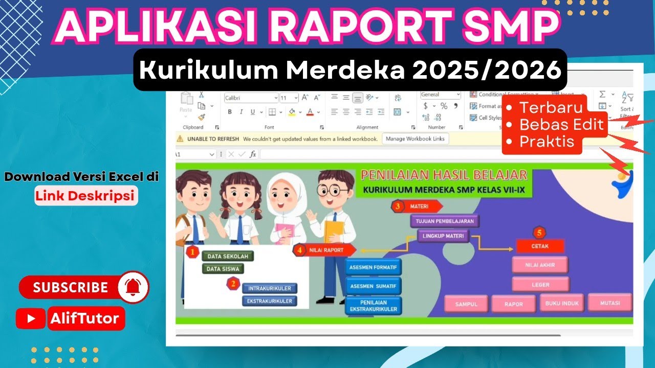 APLIKASI RAPORT SMP KURIKULUM MERDEKA 2025/2026 @AlifTutor