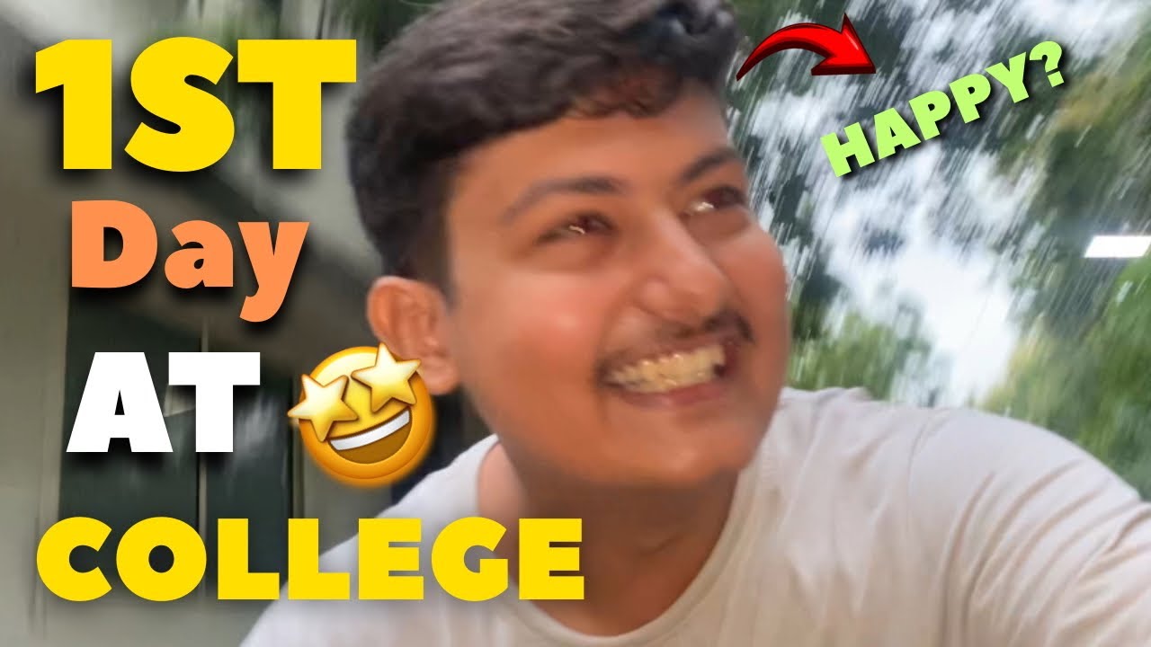 From NIT Dreams to This College 🥹 | My First Day College vlog