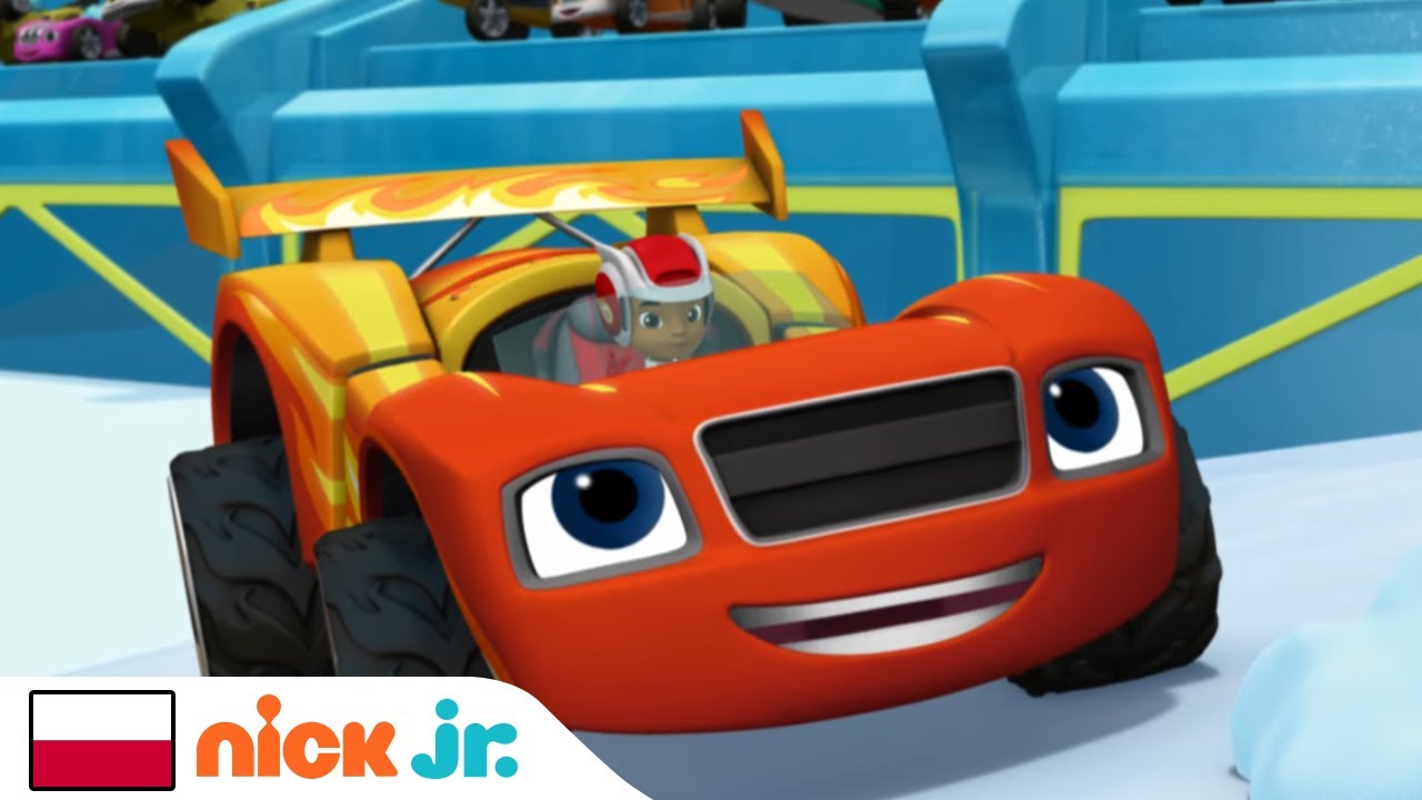 Blaze i megamaszyny | Blaze i Crusher ścigają się na śniegu! | Nick Jr.