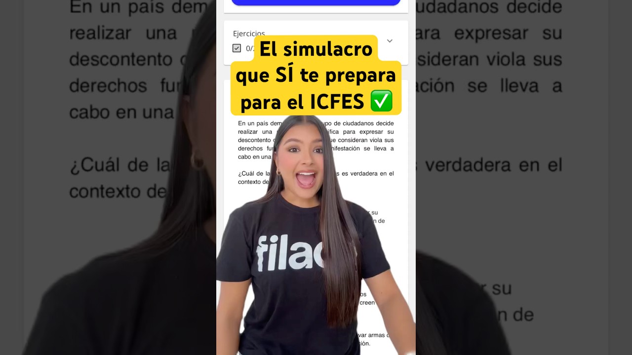 Simulacro para el ICFES ✍️ el que S&Iacute; prepara para el gran d&iacute;a ✅ #icfes #simulacros