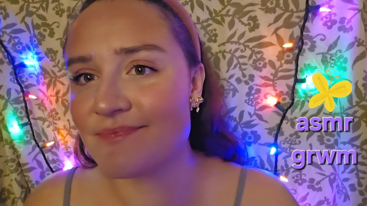 🦋asmr grwm for nothing + hand sounds🦋