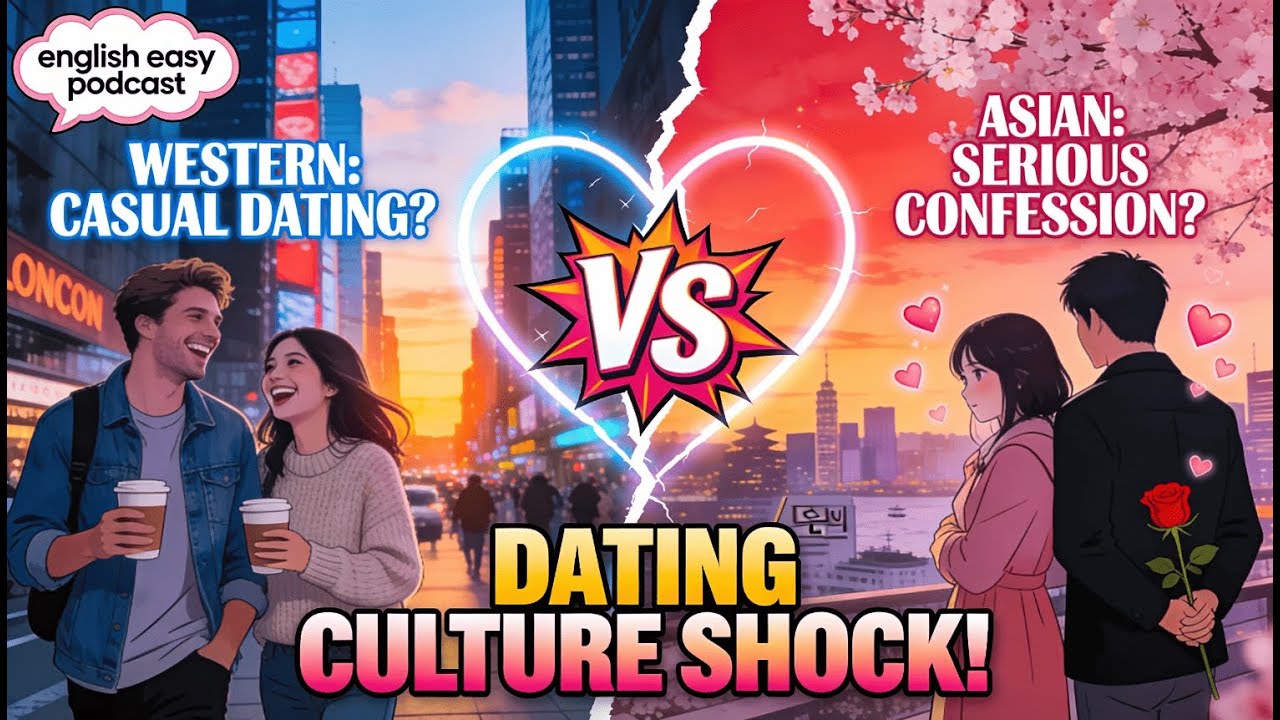Dating Culture SHOCK! 😱 Western vs. Asian Style (English Podcast) #englishpodcast #englishlearning