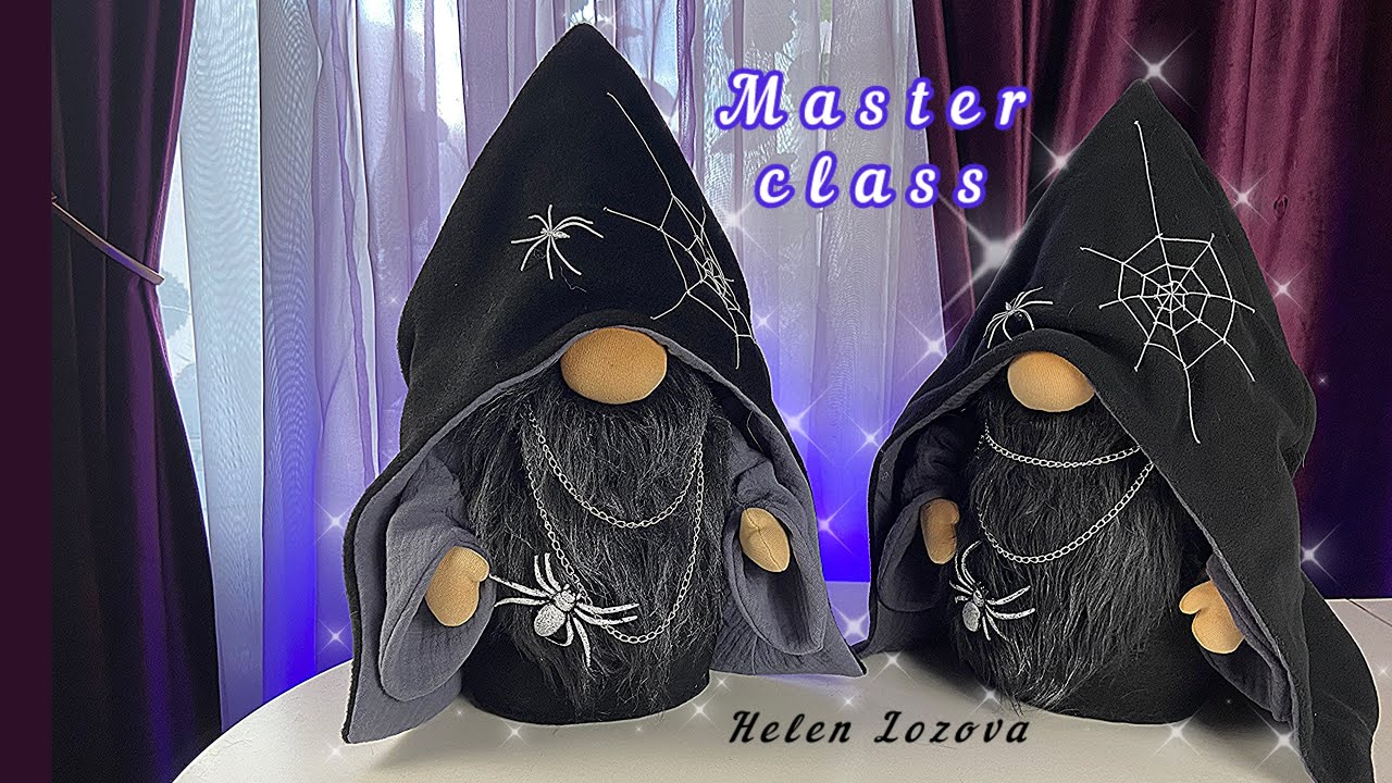 Scandinavian gnome witcher for Halloween, wizard, magician, mage, magus,  Magian, warlock, wiz DIY