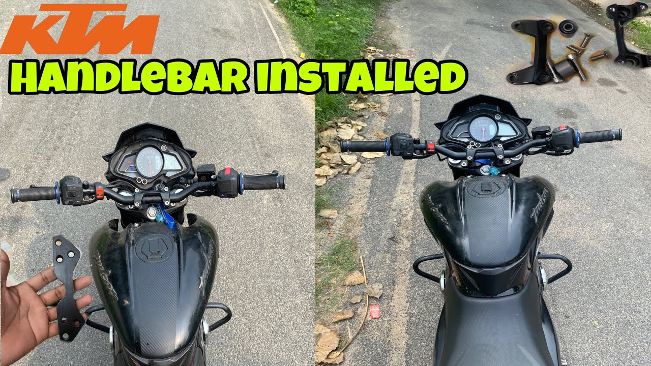 Installed KTM Duke 250 Handle Bar In NS 200 | Easy To Fit ?