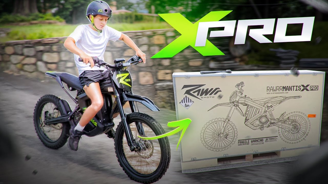 Rawrr Mantis X PRO!! Double The Power Of A Surron!!