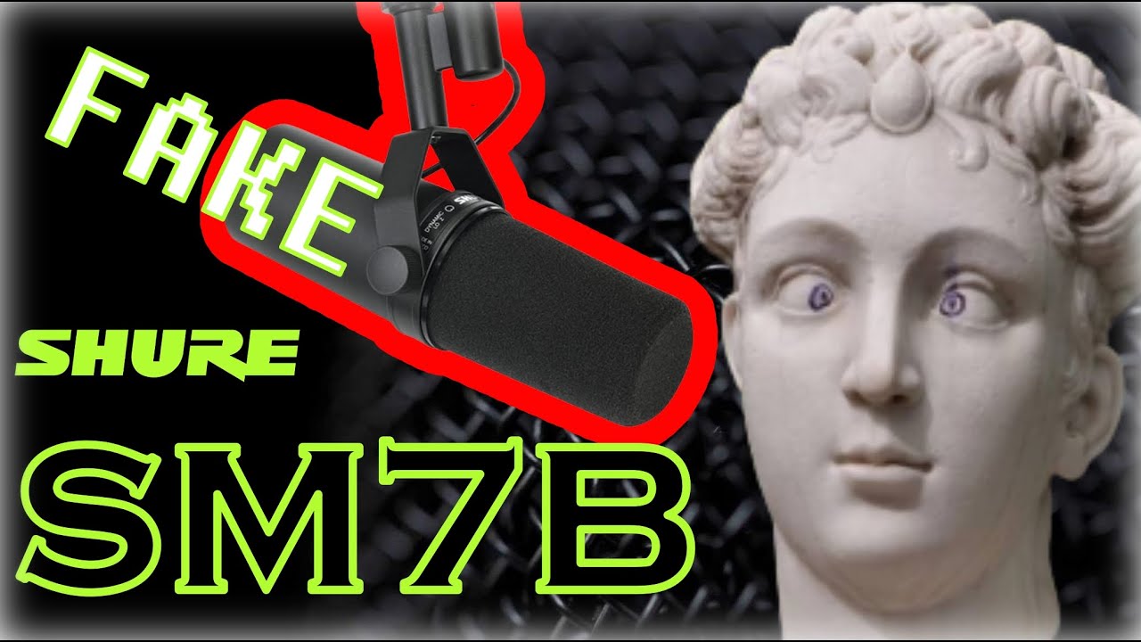 Как отличить подделку Shure SM7B (Fake Shure SM7B)