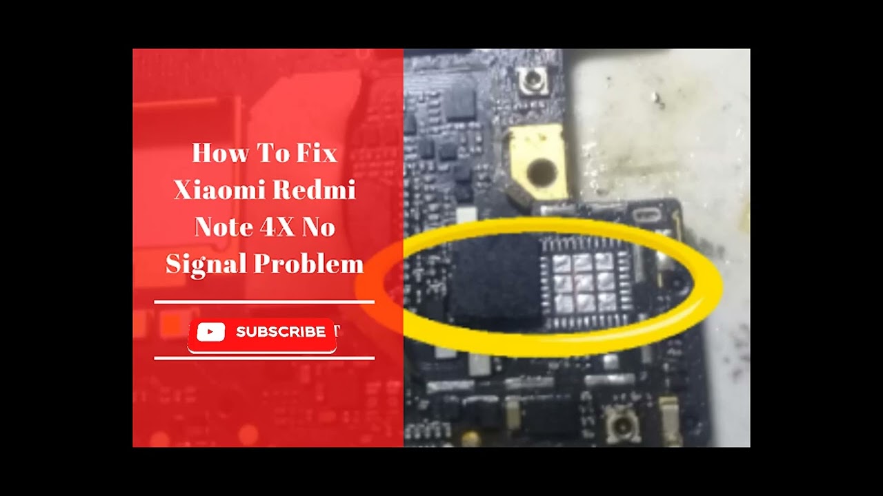 Xiaomi Redmi Note 4X No Signal Problem How To Fix network problem