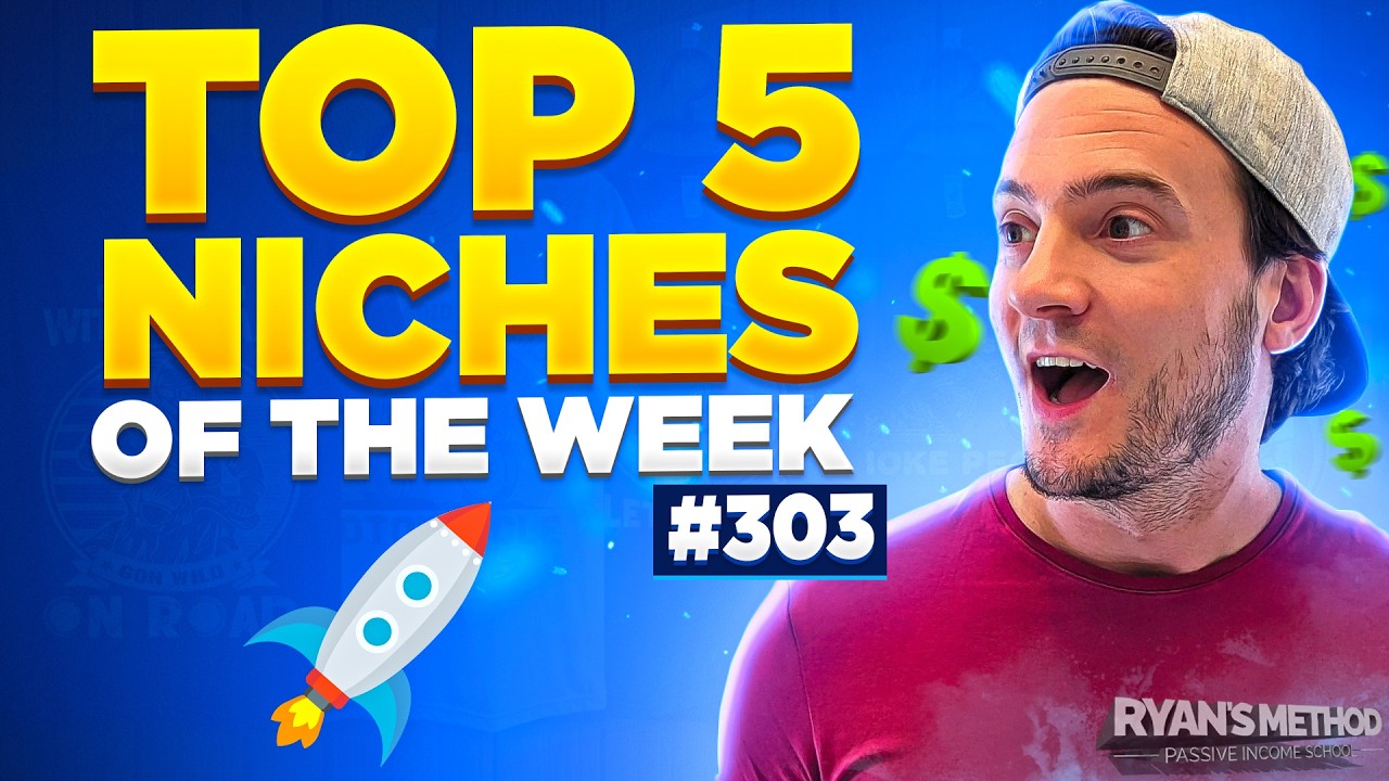 TOP 5 NICHES 🔥 Print on Demand Niche Research # 303 &mdash; (3/15/2026)