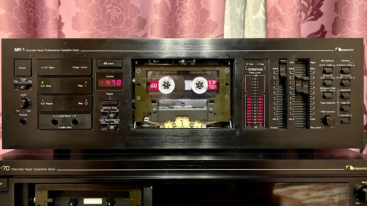 Nakamichi MR1, профессиональный кассетный магнитофон приставка.