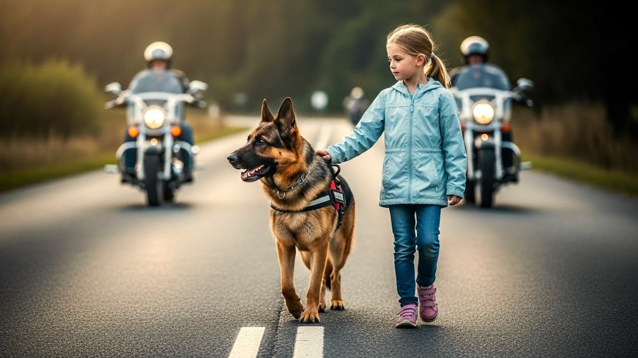 Bikers Assault Little Girl, Unaware That Her Dog Is A Trained K9 Dog And What Happens Next…
