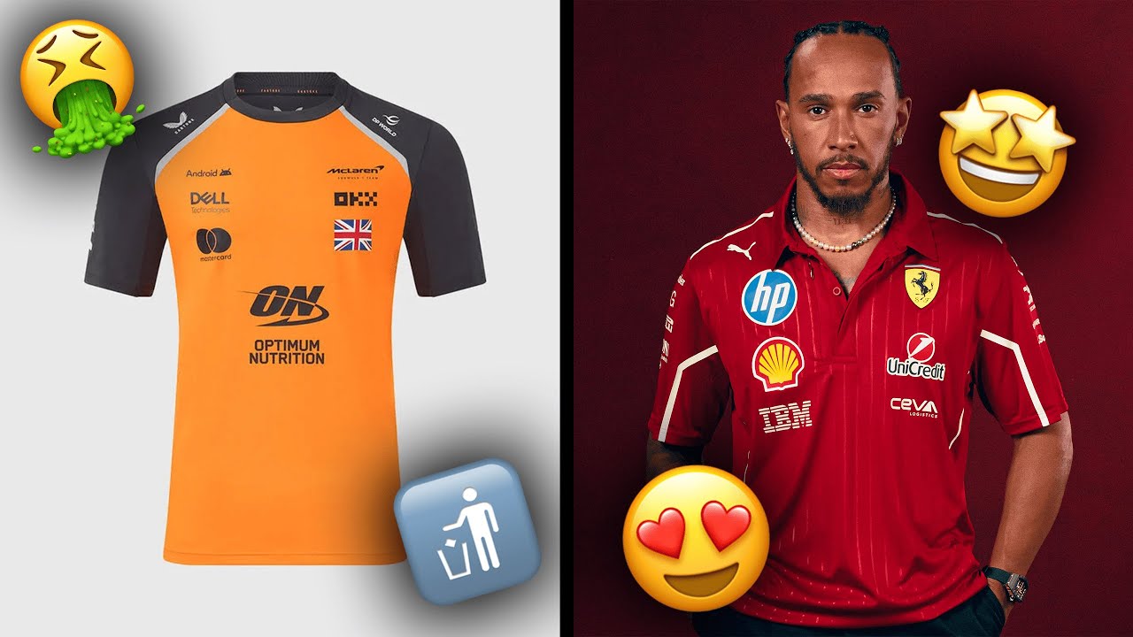 The 2025 F1 team kits are interesting..