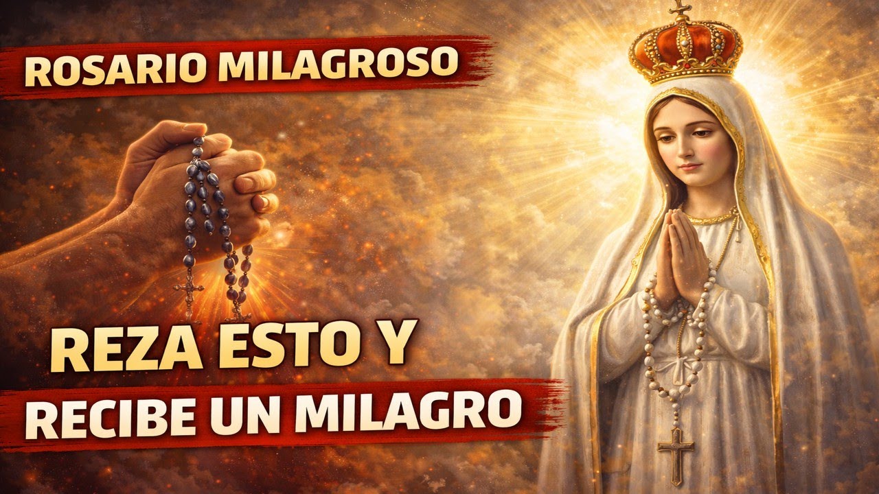 SANTO ROSARIO MILAGROSO. PIDE UN MILAGRO CON FE | RAM&Oacute;N TAPIA.