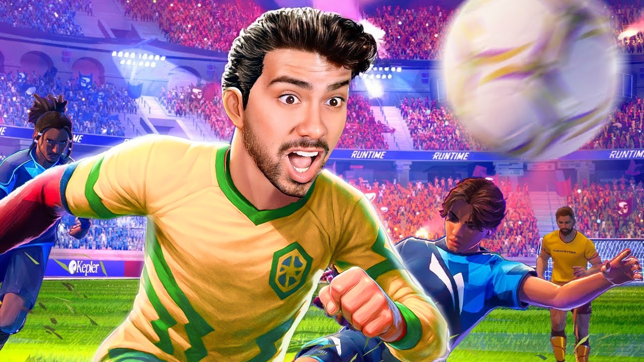 MINHA PRIMEIRA VEZ JOGANDO O REMATCH (MELHOR QUE FIFA?)