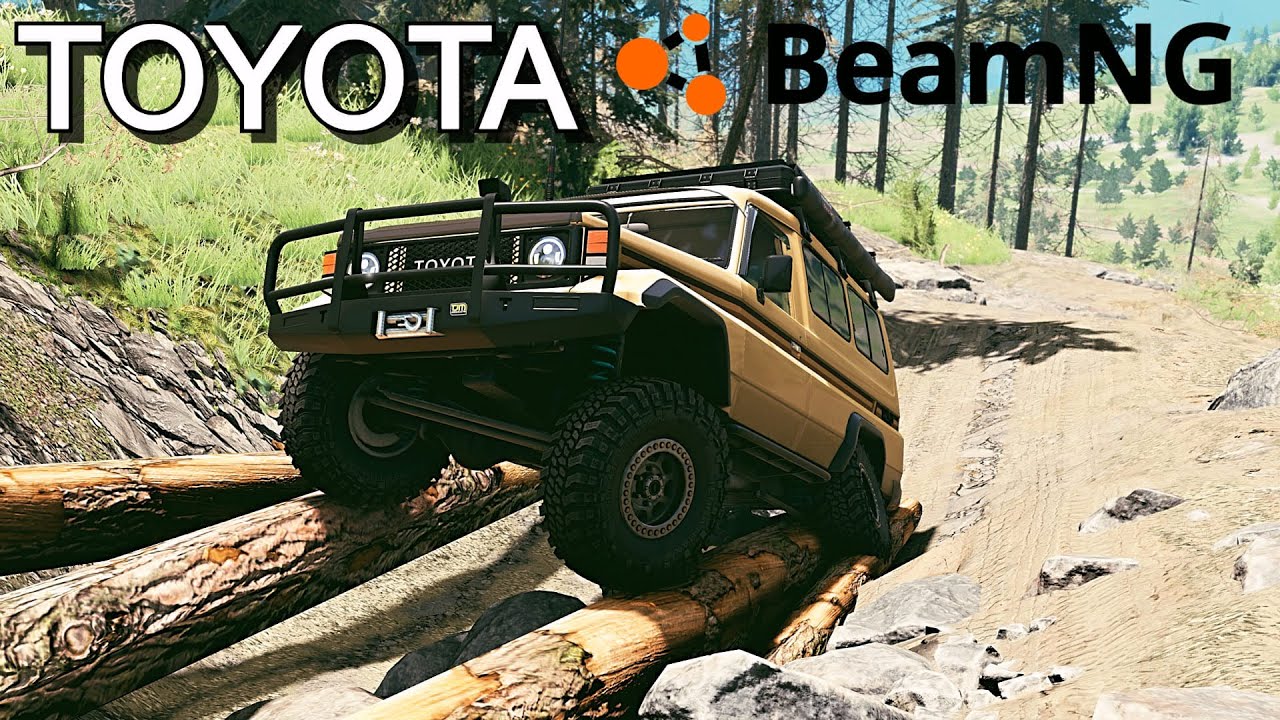 Best Mod Toyota Land Cruiser 75 Series BeamNG.drive Cinematic