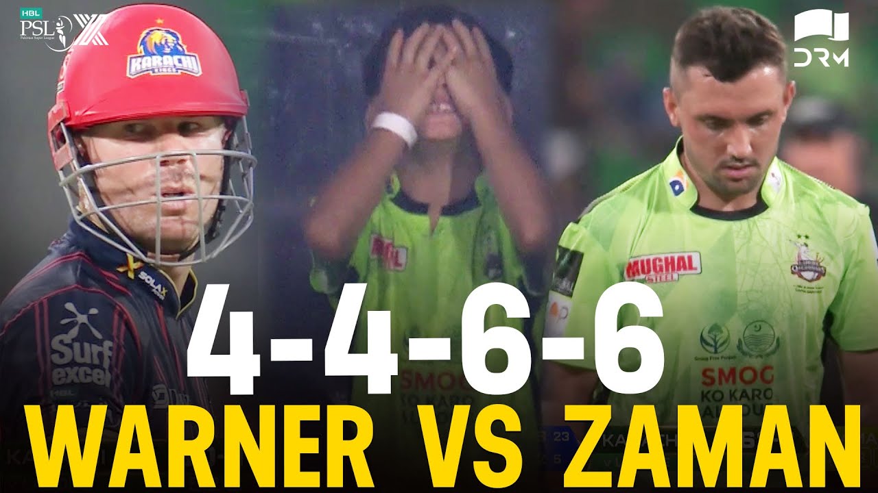 Unstoppable David Warner | Karachi Kings vs Lahore Qalandars | Match 32 | HBL PSL X | M3O1K