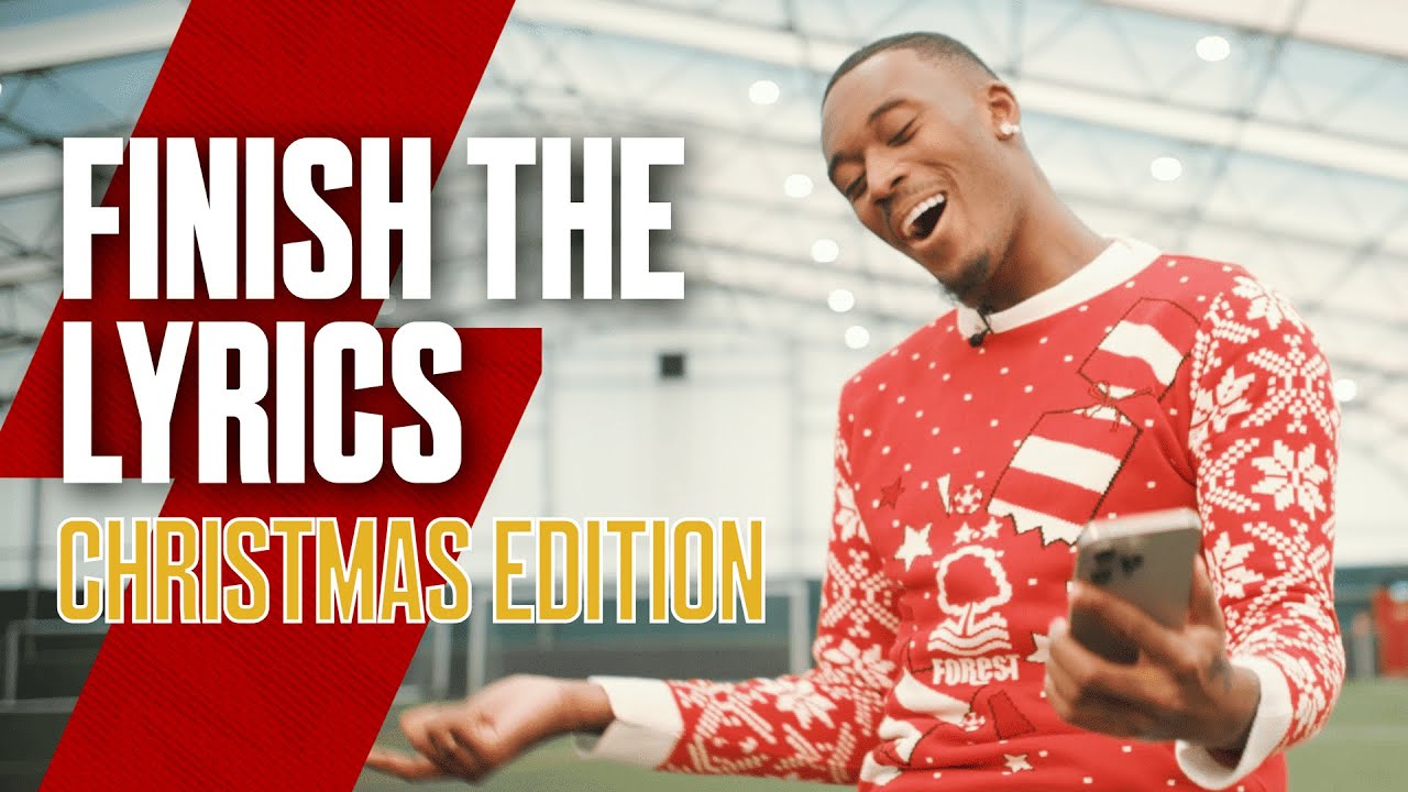 Finish The Christmas Lyrics 🎄 With Callum Hudson-Odoi 🎤