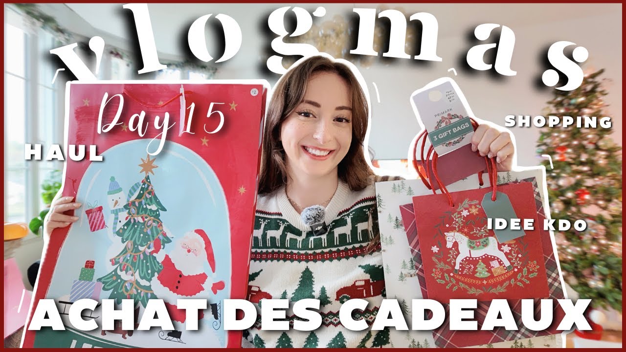 VLOGMAS #15 ⦁ ACHAT DES CADEAUX DE NOEL 🎁🎄