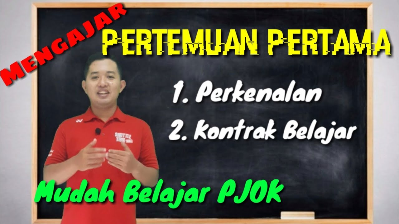 Pertemuan Pertama Mengajar PJOK Pembelajaran Jarak Jauh