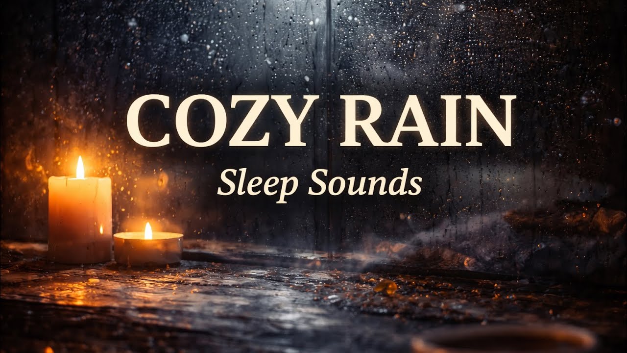 Light Rain Sounds for Sleep 💤 🌧️ | 3 Hours | Study, Relax, No Thunder