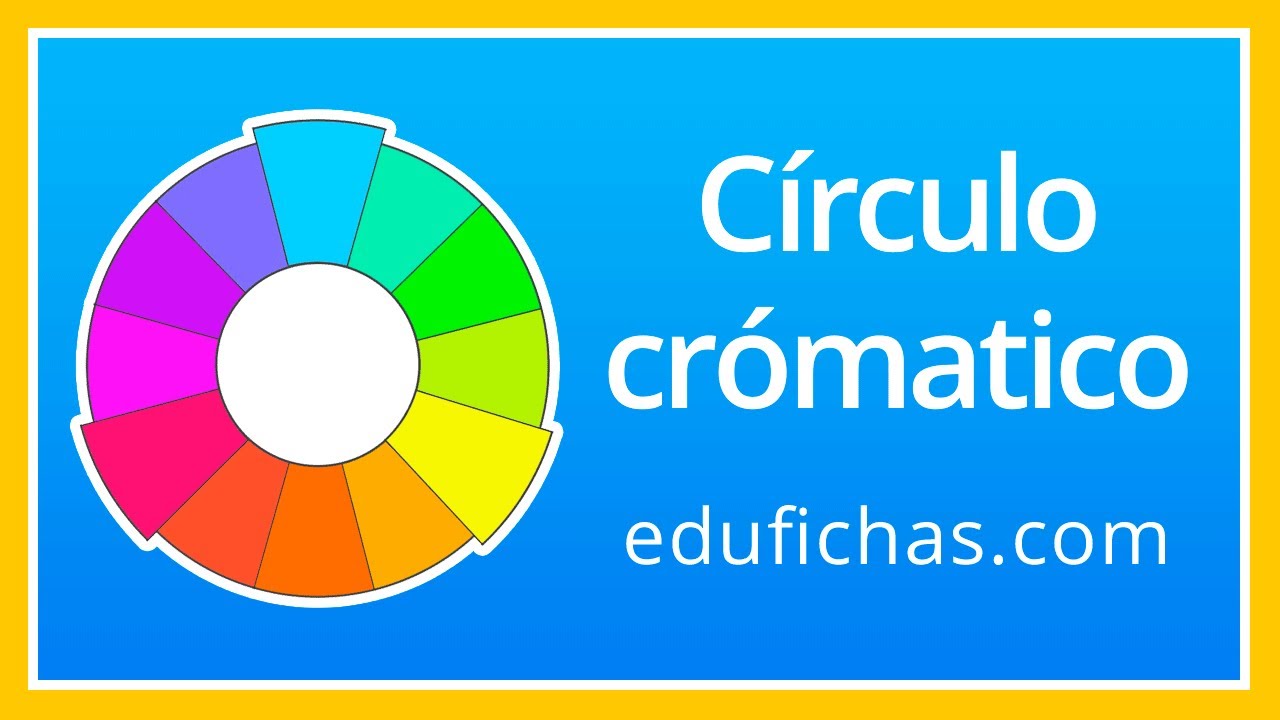 Círculo cromático con acuarelas