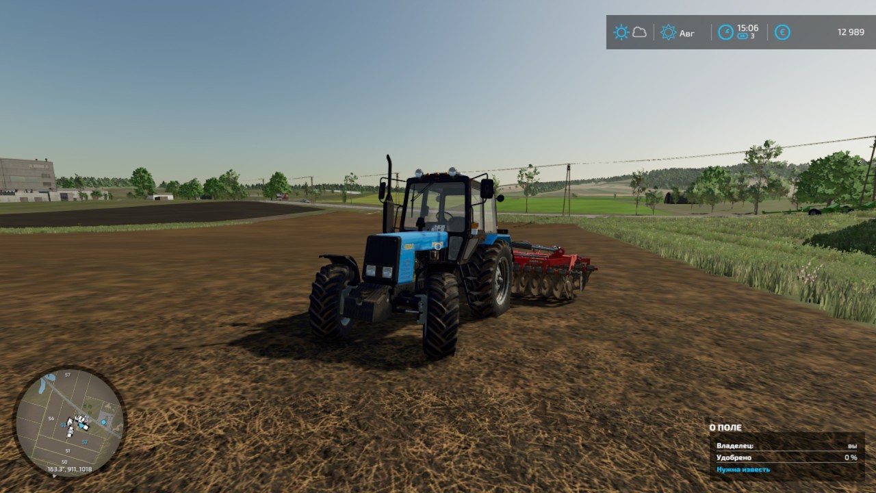[РП] ПОМОГ СВОЕМУ РОБОЧЕМУ ДО КУЛЬТИВИРОВАТЬ ПОЛЕ Farming Simulator 22