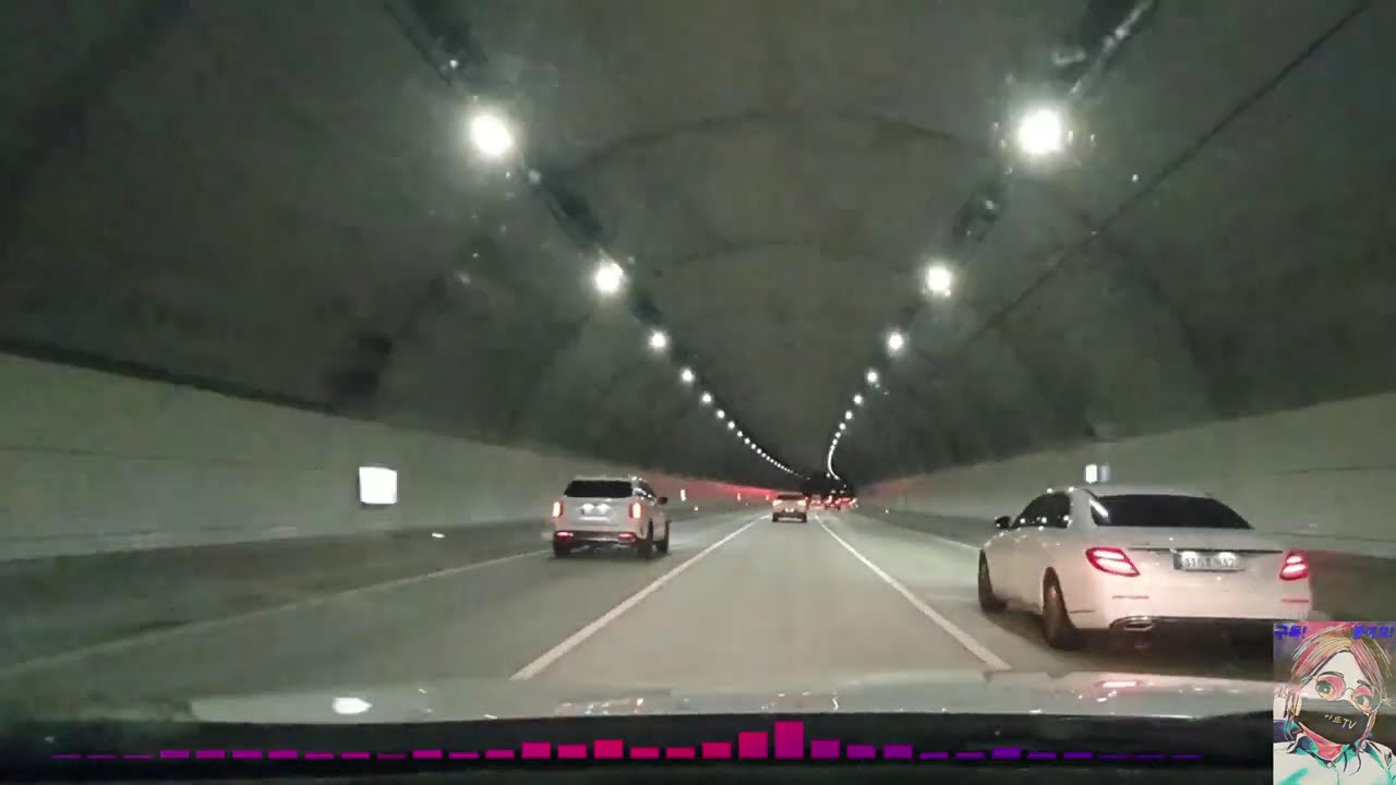 [Driving] Timelapse , 대관령톨게이트(영동고속도로) → 월곶입구삼거리 , 약205Km , 야간주행영상 (2024년 10월 4일)
