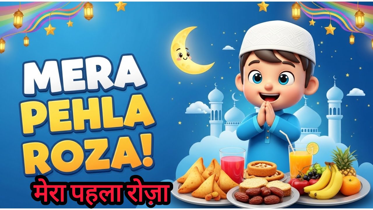 Mera Pehla Roza | Kids Islamic Ramadan Story | मेरा पहला रोज़ा | Beautiful Family Ramadan Routine 🌙