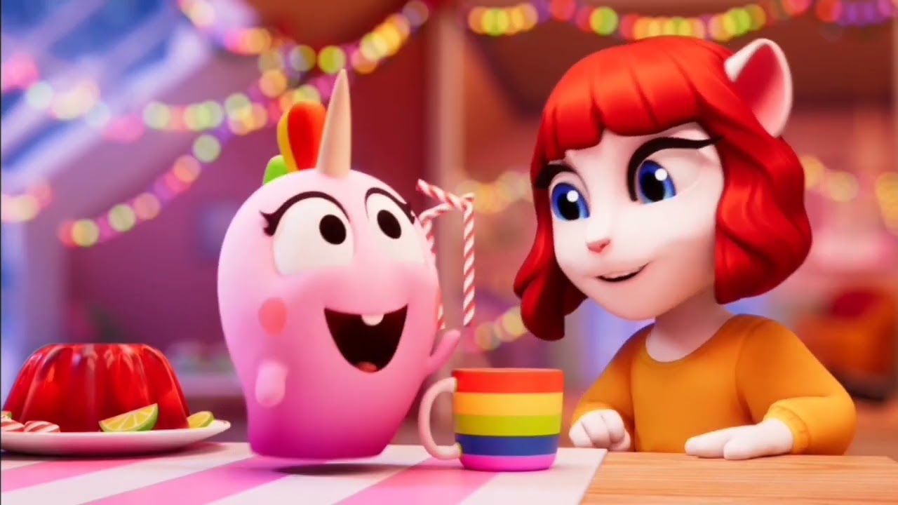 Angela's Holiday Cocoa!! #short #cartoon #shorts