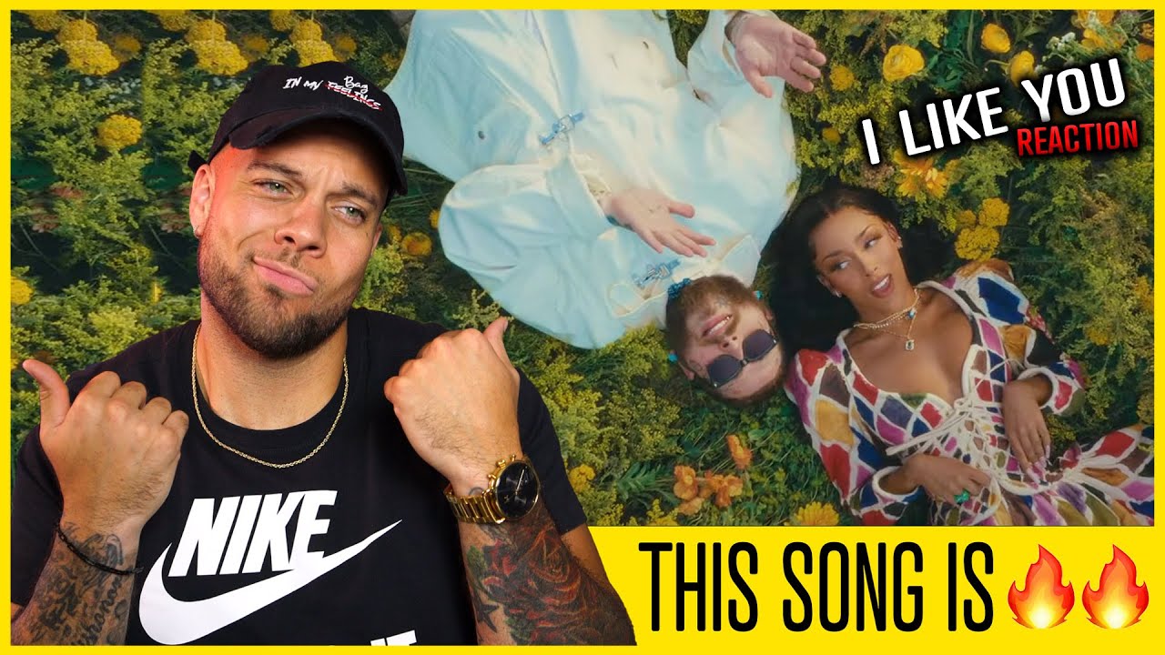 Post Malone - I Like You REACTION! ft. Doja Cat! w/ Aaron Baker