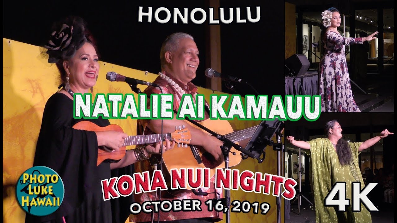 Natalie Ai Kamauu at Kona Nui Nights 10/16/2019