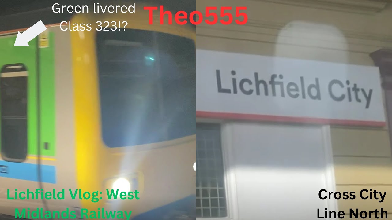 Vlog 17-2-23 WMR to Lichfield and Trainspotting at Birmingham New Street