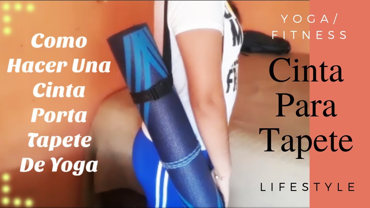 CORREA PARA TAPETE DE YOGA O FITNESS FÁCIL Y SIN COSTURAS  | ❤ SANDRA ZACKARÍAS #Yoga #Fitness #DIY