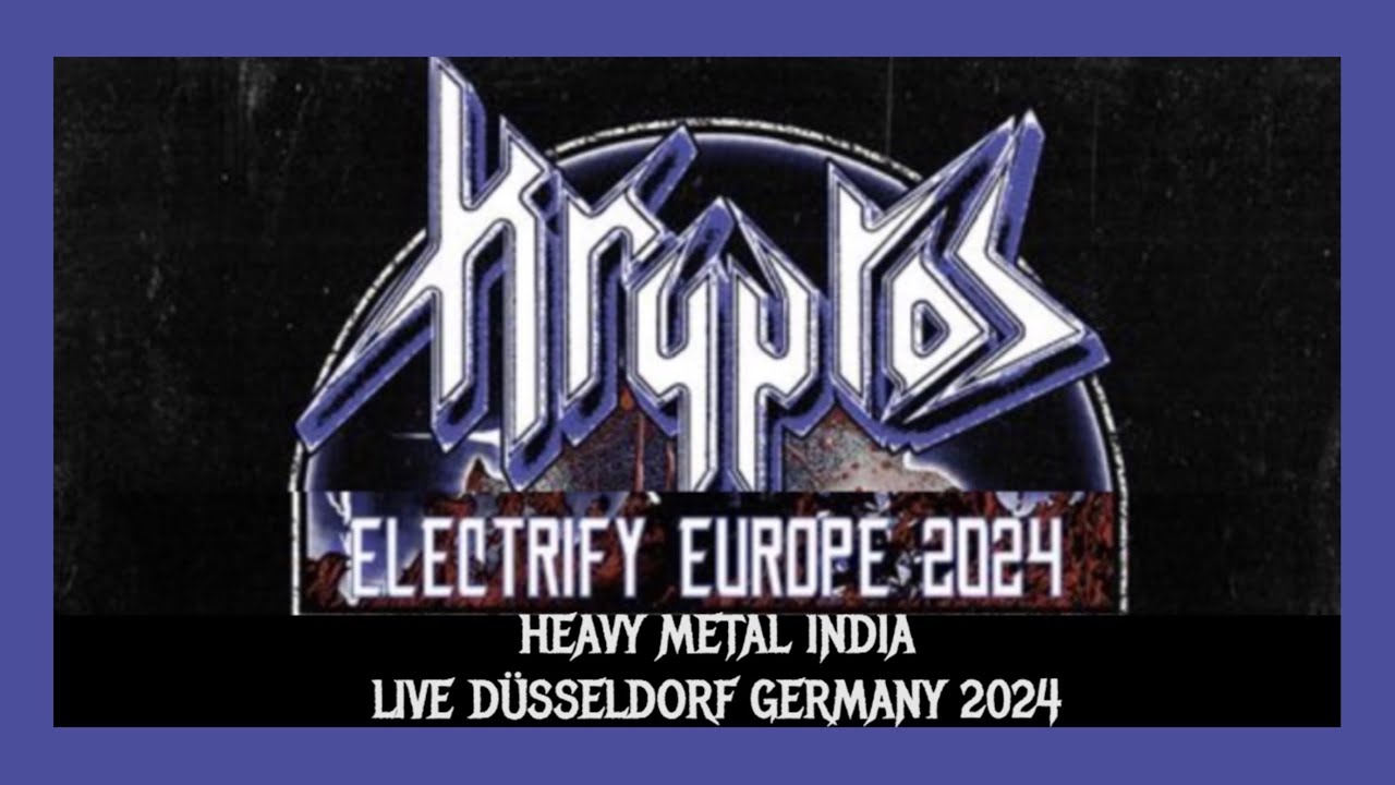 KRYPTOS - HEAVY METAL INDIA - LIVE 10.03. 2024 - DÜSSELDORF GERMANY (full Show)