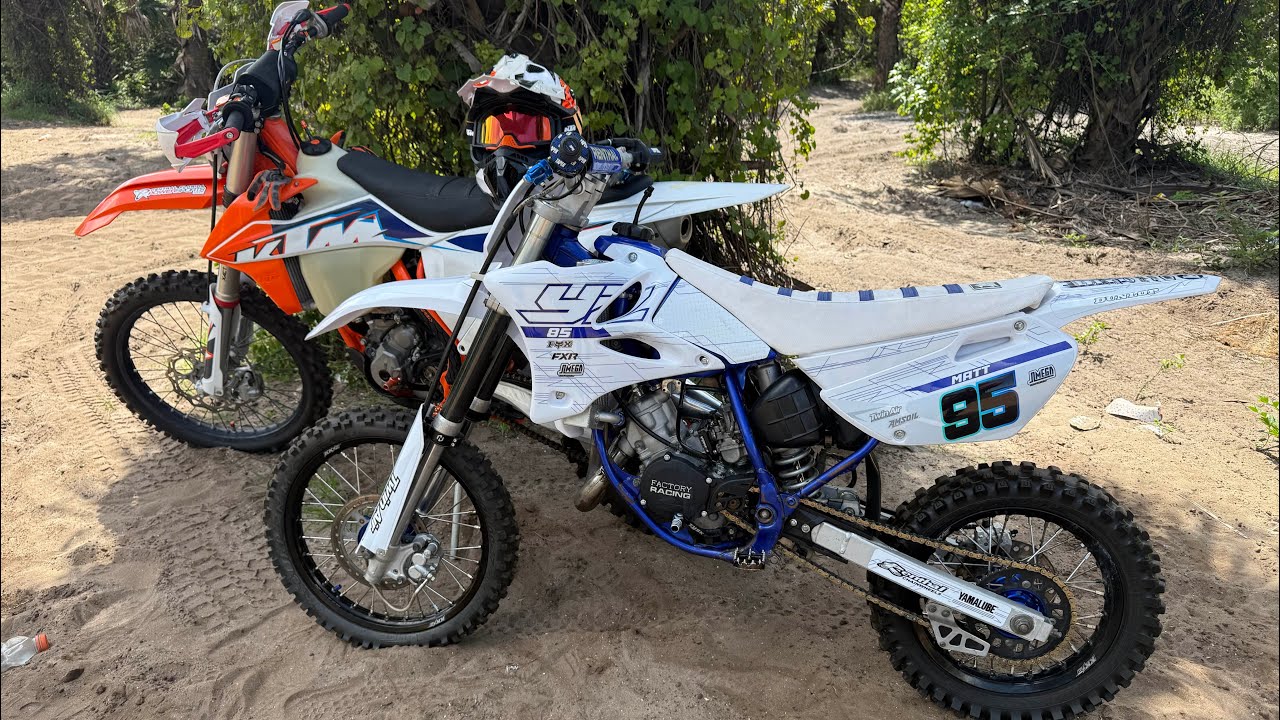 Riding YZ 85 At Port St.John