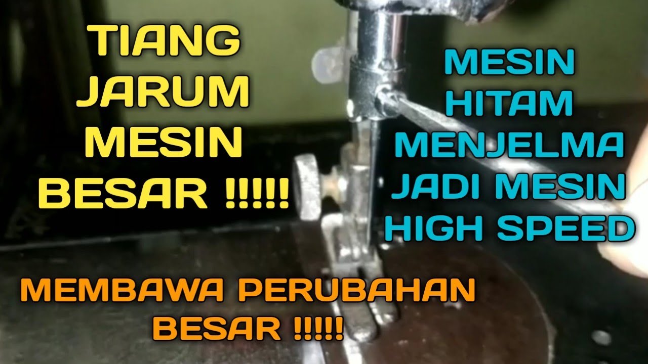 Modifikasi Mesin Jahit Hitam Pakai Tiang Jarum Mesin Jahit High Speed