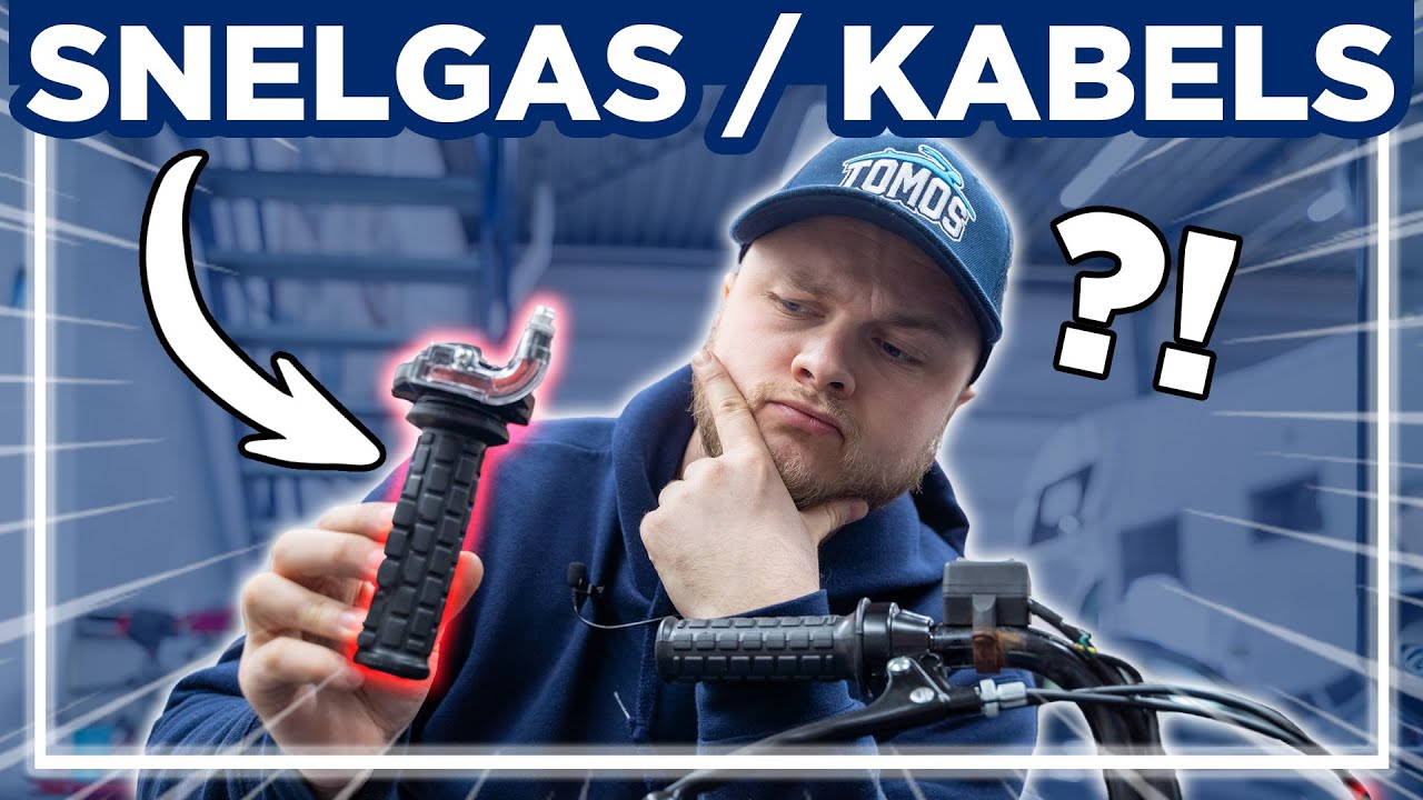 Sneller met snelgas? | Tomos Hendels + Kabels montage tutorial