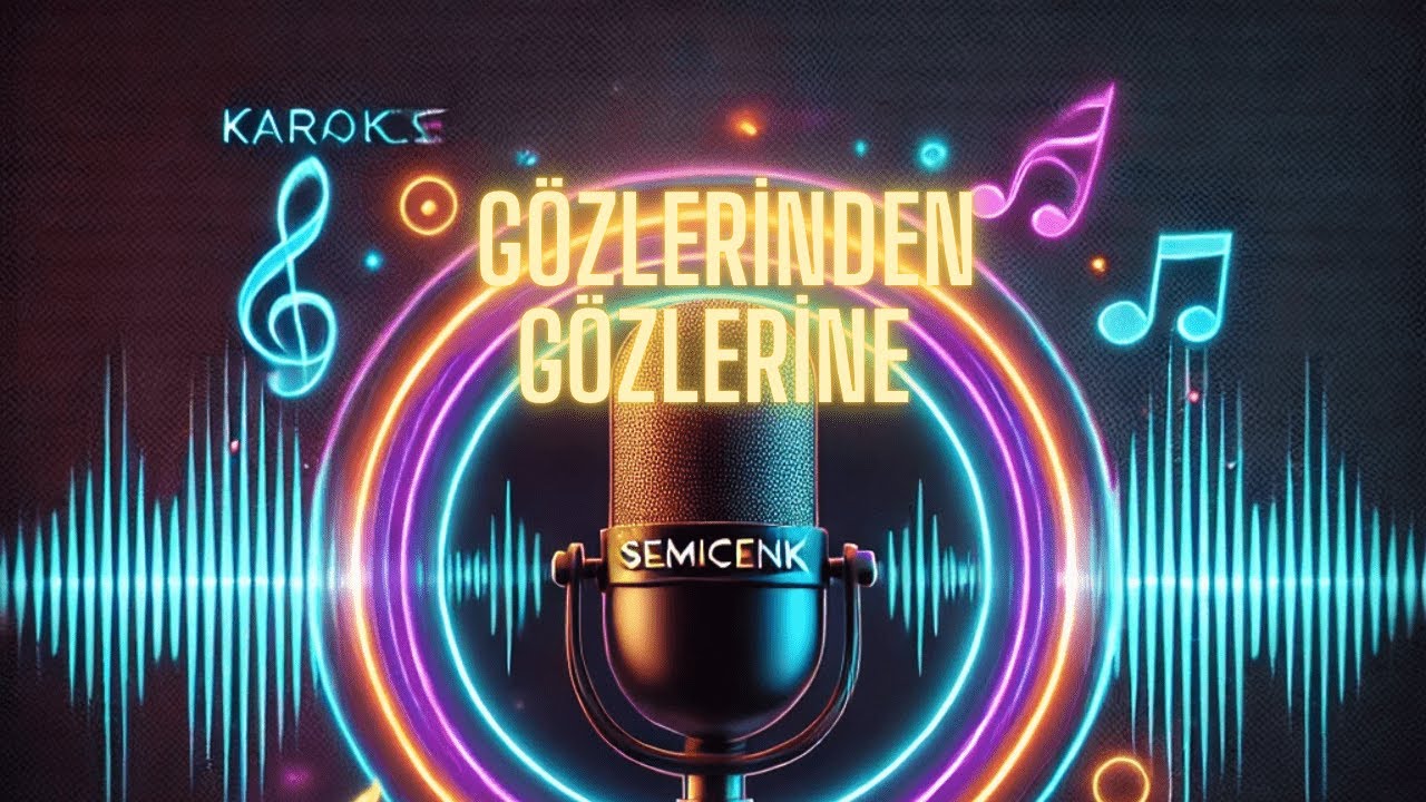 🎤 Semicenk - Gözlerinden Gözlerine | Karaoke (Lyrics) 🎶